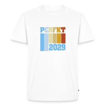 2029 - T-shirt Premium bio Homme - blanc - Devant - Nico (187cm)