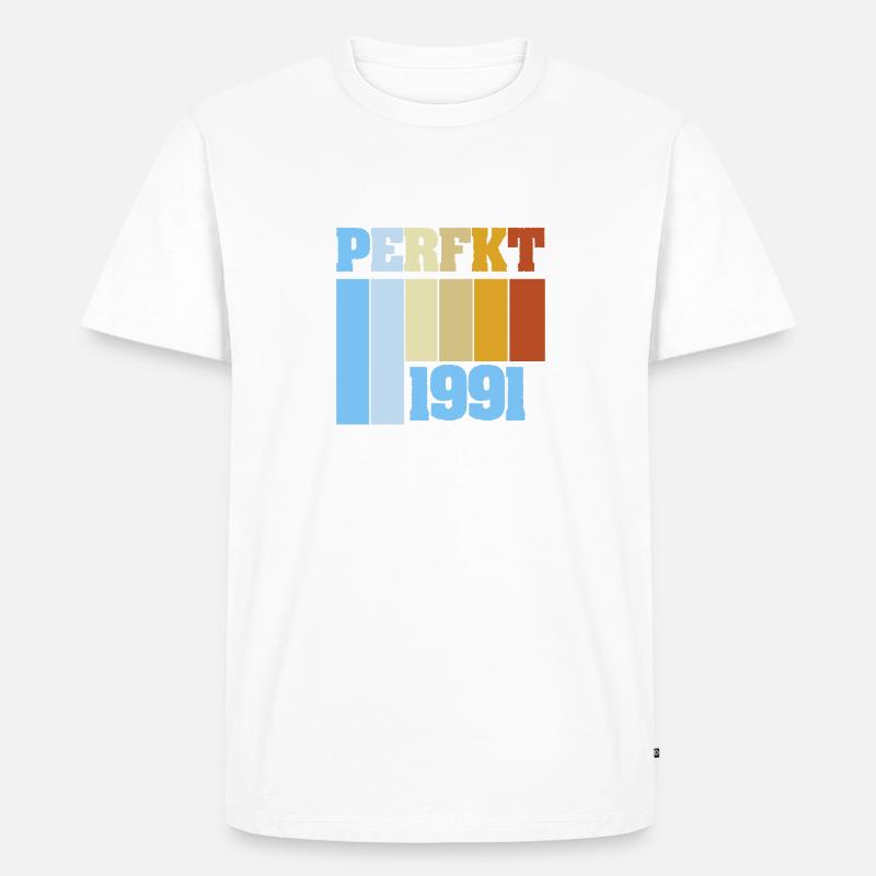 Perfekt 1991 - Männer Premium Bio T-Shirt - undefined