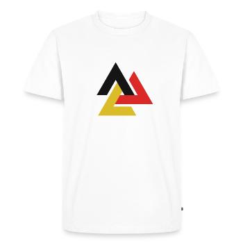 Symboles Vikings - T-shirt Premium bio Homme - blanc - Devant - Nico (187cm)