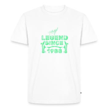 Year 1988 - Men's Premium Organic T-Shirt - white - Front - Nico (187cm)
