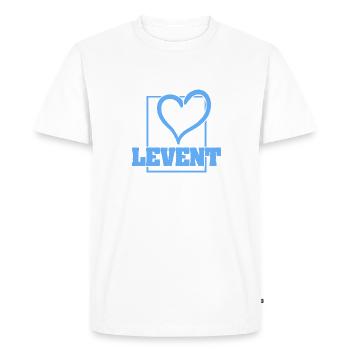 Bachelor Levent - Men's Premium Organic T-Shirt - white - Front - Nico (187cm)