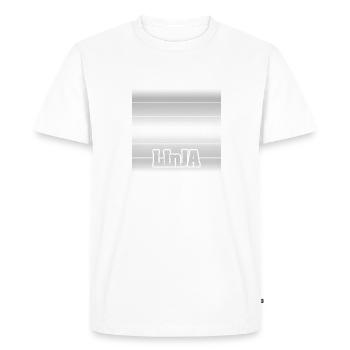 Daughter Linja - Men's Premium Organic T-Shirt - white - Front - Nico (187cm)