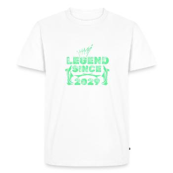 2029 2029 - T-shirt Premium bio Homme - blanc - Devant - Nico (187cm)