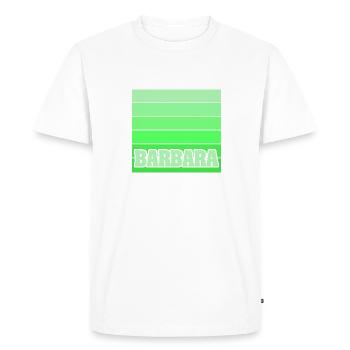 Cadeau pour Barbara - T-shirt Premium bio Homme - blanc - Devant - Nico (187cm)