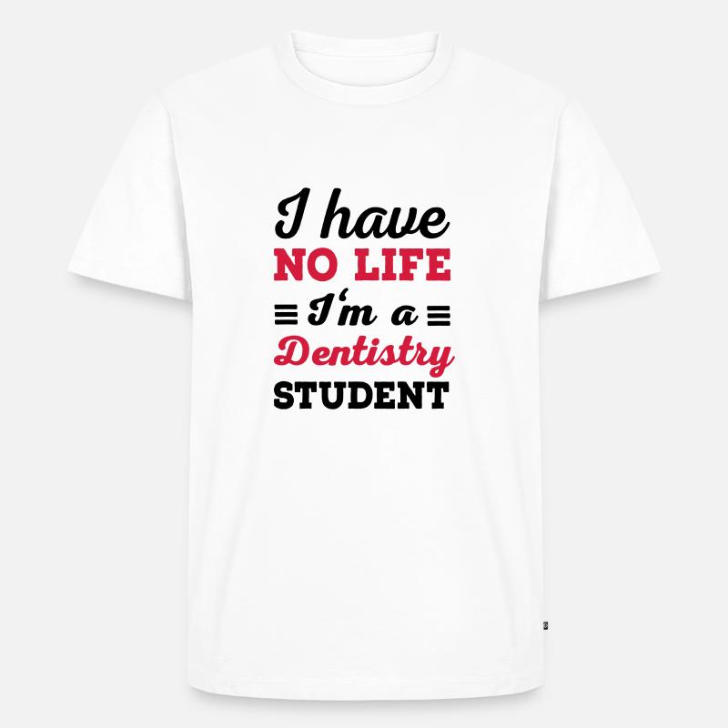 Zahnarzt - Männer Premium Bio T-Shirt - Weiß