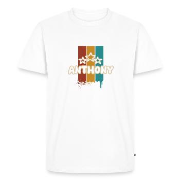 Antoine - T-shirt Premium bio Homme - blanc - Devant - Nico (187cm)