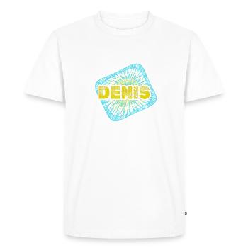 Loisirs Denis - T-shirt Premium bio Homme - blanc - Devant - Nico (187cm)
