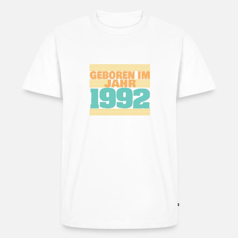 Jahr 1992 - Männer Premium Bio T-Shirt - undefined