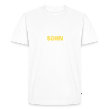 Vocation Son - Men's Premium Organic T-Shirt - white - Front - Nico (187cm)