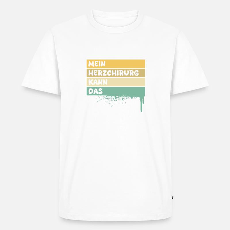 Herzchirurg - Männer Premium Bio T-Shirt - undefined