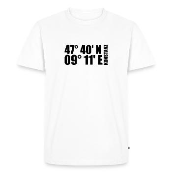 Constancy Coordinates - Men's Premium Organic T-Shirt - white - Front - Nico (187cm)