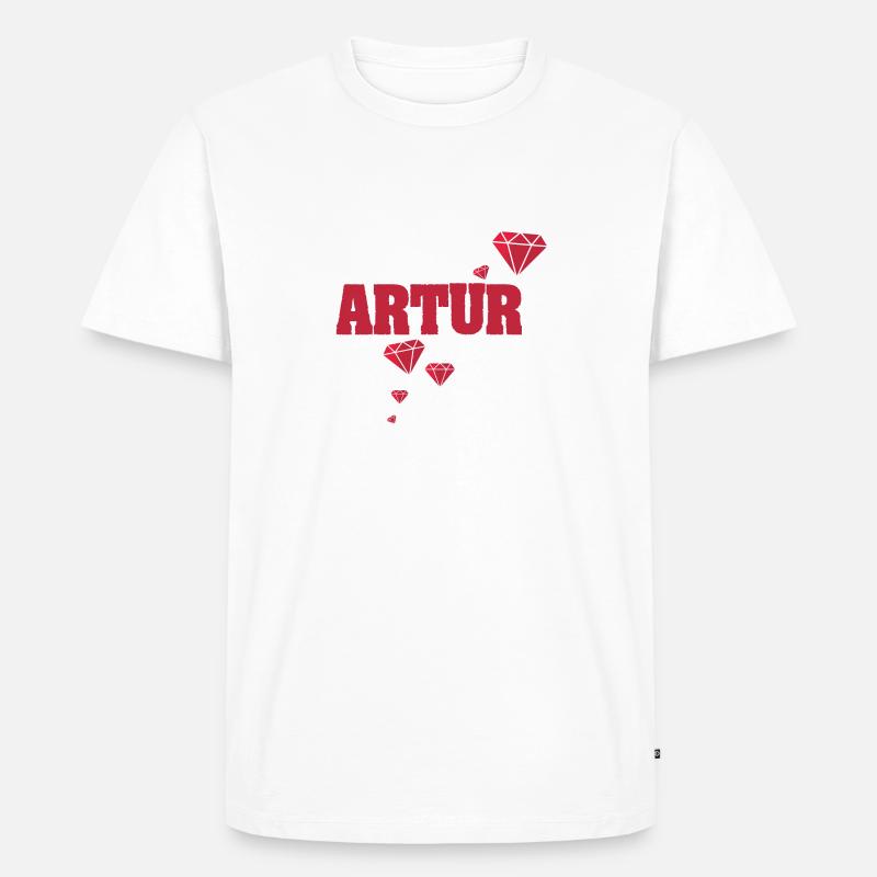 Geschenkidee Artur - Männer Premium Bio T-Shirt - undefined