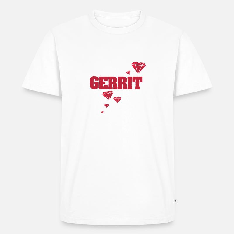 Gift for Gerrit - Men's Premium Organic T-Shirt - undefined