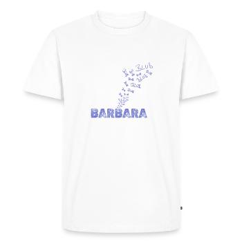 Sports nautiques Barbara - T-shirt Premium bio Homme - blanc - Devant - Nico (187cm)