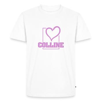 Mariage Colline - T-shirt Premium bio Homme - blanc - Devant - Nico (187cm)