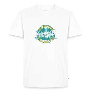 Fête des pères Markus - T-shirt Premium bio Homme - blanc - Devant - Nico (187cm)