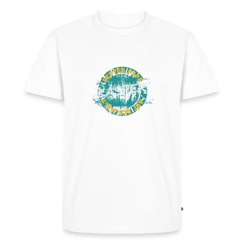 Kasper as Father's Day - Men's Premium Organic T-Shirt - white - Front - Nico (187cm)
