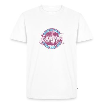 Damian - T-shirt Premium bio Homme - blanc - Devant - Nico (187cm)