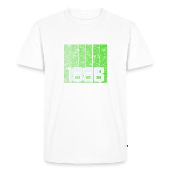 Vert 1995 - T-shirt Premium bio Homme - blanc - Devant - Nico (187cm)