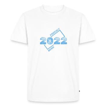 Gift idea 2022 - Men's Premium Organic T-Shirt - white - Front - Nico (187cm)