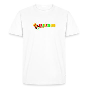 RAGGASound - T-shirt Premium bio Homme - blanc - Devant - Nico (187cm)