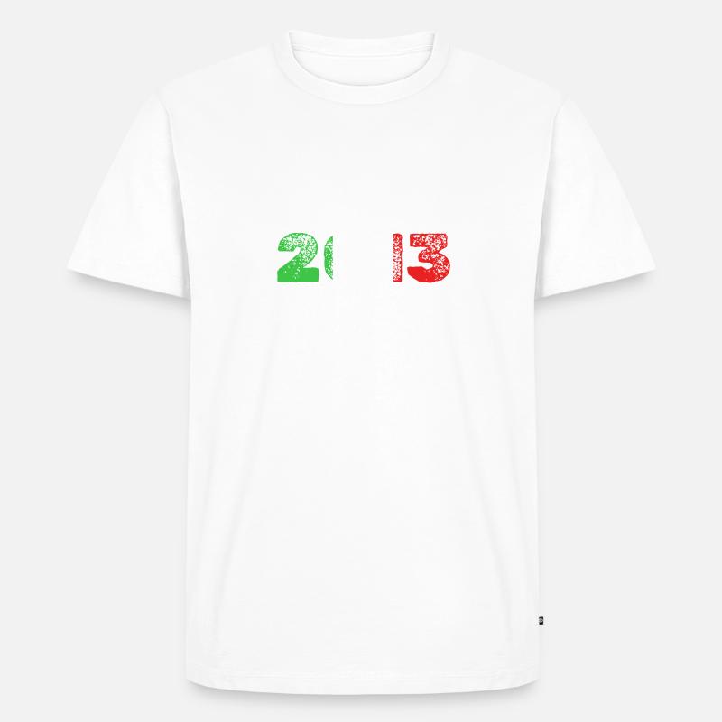 Geboren 2013 - Männer Premium Bio T-Shirt - undefined