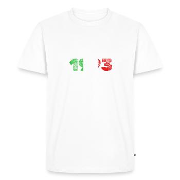 1993 - Men's Premium Organic T-Shirt - white - Front - Nico (187cm)