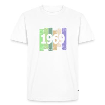 Œuvre d’art 1969 - T-shirt Premium bio Homme - blanc - Devant - Nico (187cm)