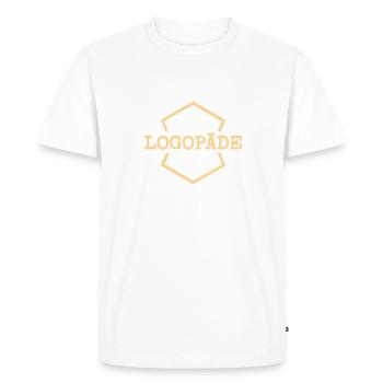 Orthophoniste au travail - T-shirt Premium bio Homme - blanc - Devant - Nico (187cm)