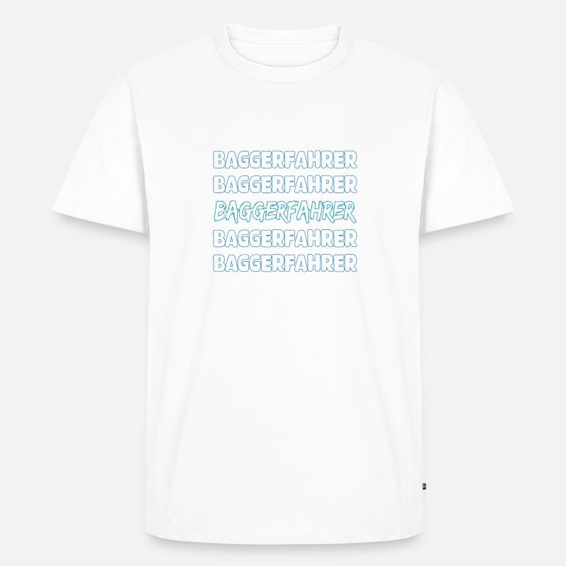 Job Baggerfahrer - Männer Premium Bio T-Shirt - undefined