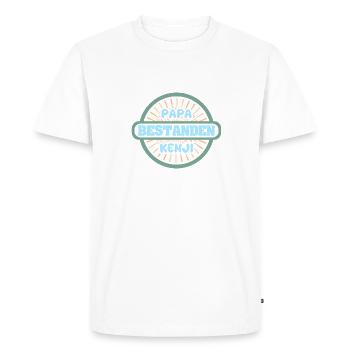 Kenji - T-shirt Premium bio Homme - blanc - Devant - Nico (187cm)