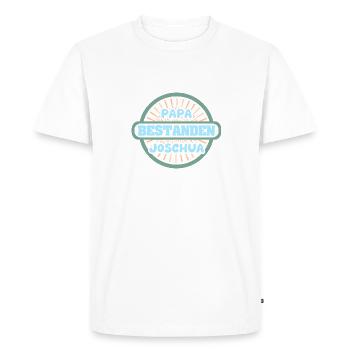 Cadeau pour Joshua - T-shirt Premium bio Homme - blanc - Devant - Nico (187cm)