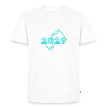 2029 - T-shirt Premium bio Homme - blanc - Devant - Nico (187cm)