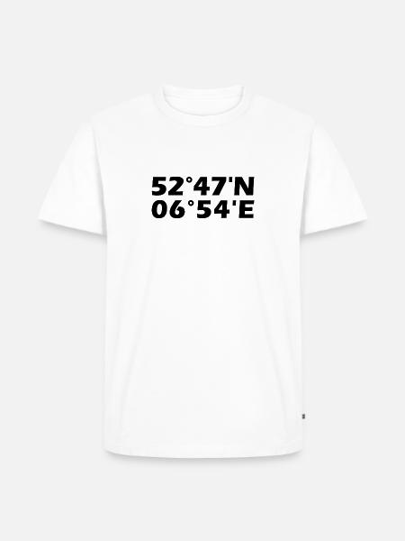 Emmen coordinates - Men's Premium Organic T-Shirt - white