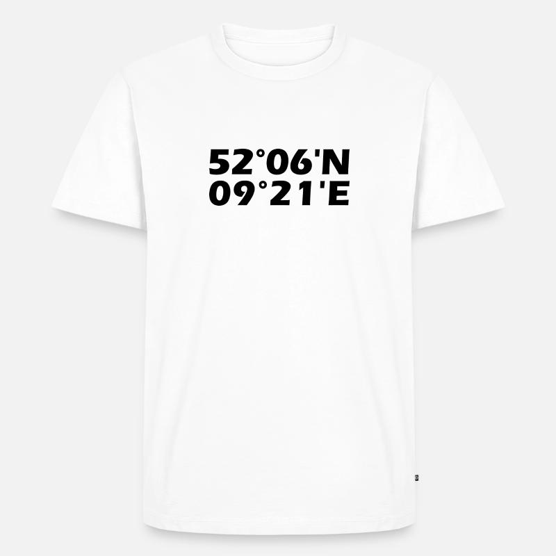 Hameln coordinates - Men's Premium Organic T-Shirt - white