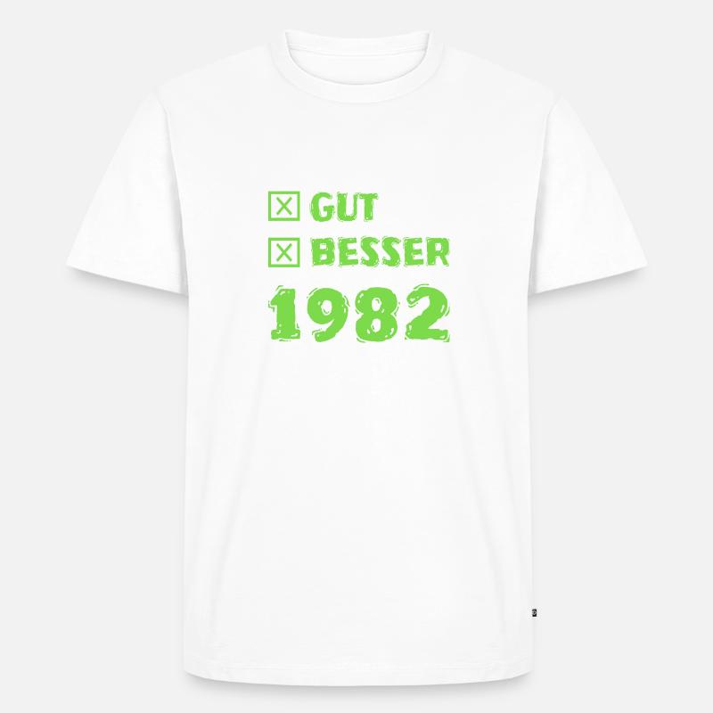 1982 - Männer Premium Bio T-Shirt - undefined