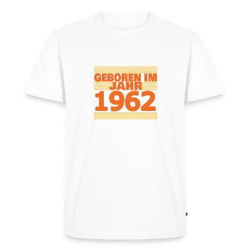 1962 - T-shirt Premium bio Homme - blanc - Devant - Nico (187cm)