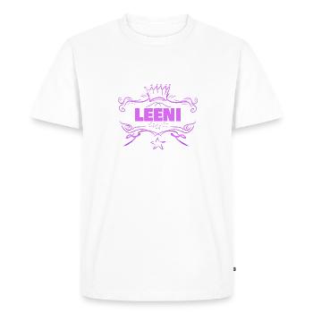 Leeni - T-shirt Premium bio Homme - blanc - Devant - Nico (187cm)