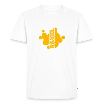 Art Pavel - T-shirt Premium bio Homme - blanc - Devant - Nico (187cm)