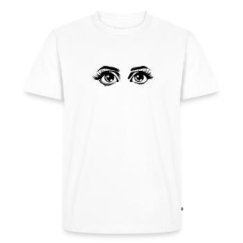 Eye Eyes Ophthalmologist - Men's Premium Organic T-Shirt - white - Front - Nico (187cm)