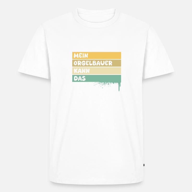 Beruf Orgelbauer - Männer Premium Bio T-Shirt - undefined