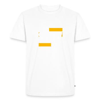 L’orthoptiste comme travail - T-shirt Premium bio Homme - blanc - Devant - Nico (187cm)