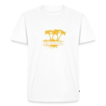 Party Bermuda - Men's Premium Organic T-Shirt - white - Front - Nico (187cm)