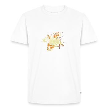 Retro 1996 - Men's Premium Organic T-Shirt - white - Front - Nico (187cm)