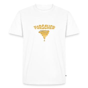 Cadeau pour chercheur - T-shirt Premium bio Homme - blanc - Devant - Nico (187cm)