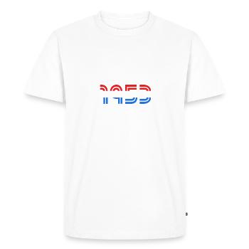 Pays-Bas 1953 - T-shirt Premium bio Homme - blanc - Devant - Nico (187cm)