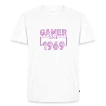 1969 - T-shirt Premium bio Homme - blanc - Devant - Nico (187cm)