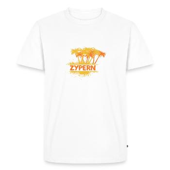 Parti Chypre - T-shirt Premium bio Homme - blanc - Devant - Nico (187cm)