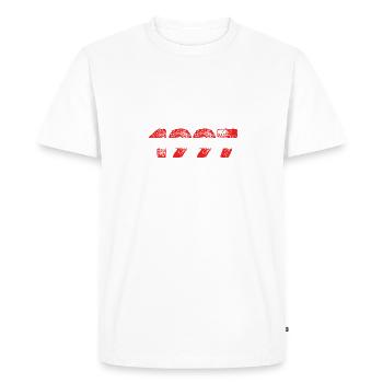 Autriche 1997 - T-shirt Premium bio Homme - blanc - Devant - Nico (187cm)