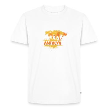 Fête Antalya - T-shirt Premium bio Homme - blanc - Devant - Nico (187cm)